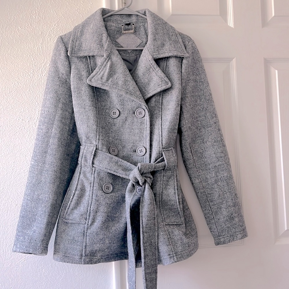 High quality, one of kind JOUJOU pea coat! Super stylish and so cozy!!